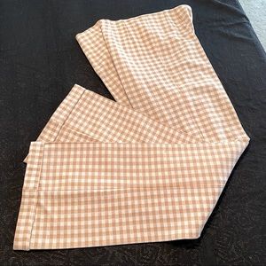 Brown Plaid Slacks